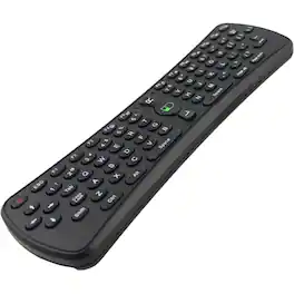 Sanoxy - 2.4GHz Wireless Air Mouse Keyboard with Gaming Support - Black