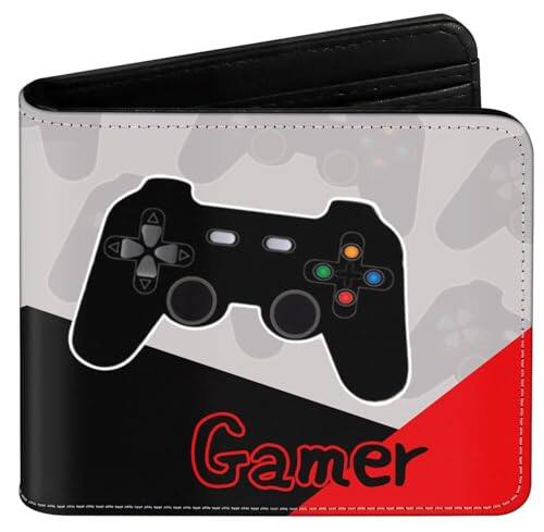 Front. Vulpecula Spade - Gamer Gifts for Boys Wallet 8-10 8-12 9-12 11-15 5-7 13-15 Gamepad Credit Id Card Cash Holder Black Rfid Blocking Zipper - game-11.