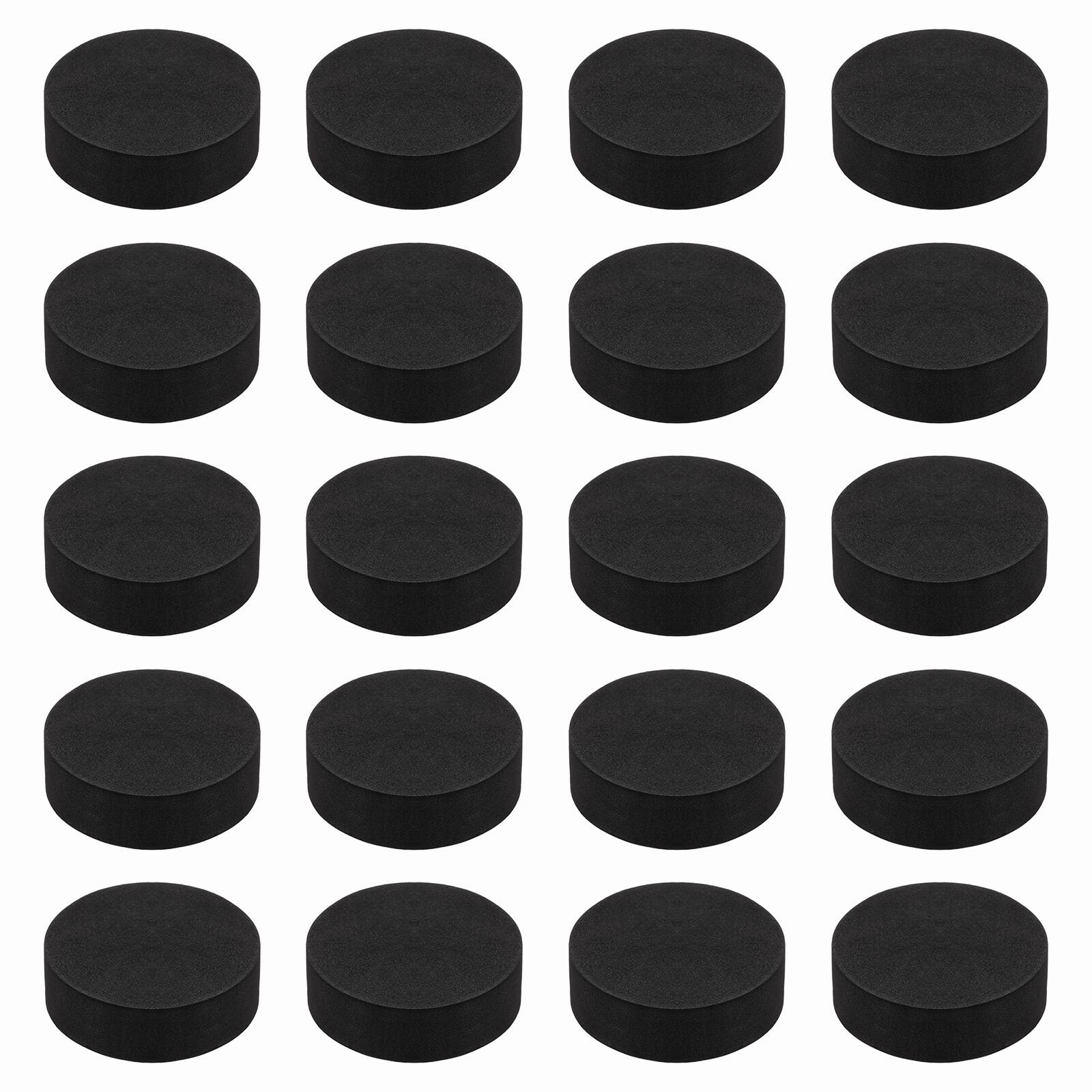 Unique Bargains - Single Sided Speaker Isolation Pads 60x20mm Round EVA Acoustic Foam Anti-Vibration Feet for Speaker Subwoofer, 32pcs - Black price history on PriceWatchPro