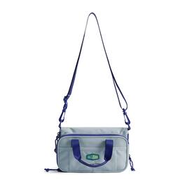Bagsmart - Coast Water Bottle Sling Bag, Water-Repellent Crossbody with Dry-Wet Separation for Beach & Daily Use - Cold Slate