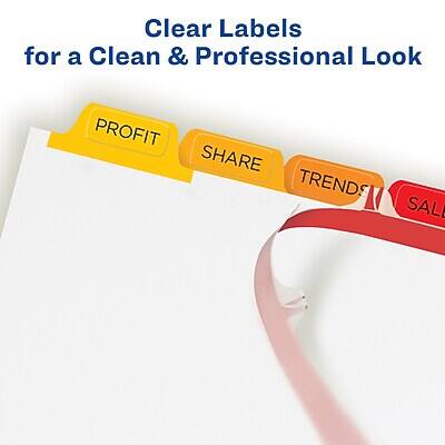 Clear Labels for a Clean & Professional Look

PROFIT SHARE TRENDS SALES