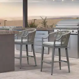 Light Grey-Counter Stool