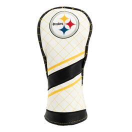 Team Golf - Pittsburgh Steelers Striped Quilted Fairway Headcover - Multicolor