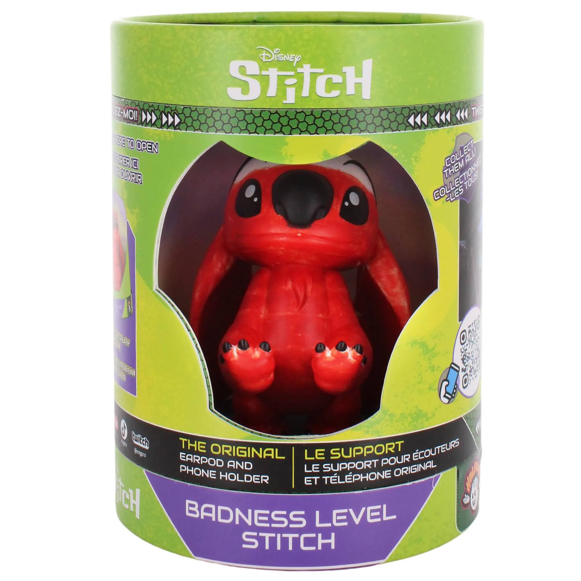 Z-Mon 3E to open er comir Disney Stitch The Collect Alu Collectionn them tous cless a s a with THE o EARPOD ORIGINAL LE SUPPORT POUR COUTEURS AND LE SUPPORT ORIGINAL PHONE HOLDER TLPHONE ET CH BADNESS LEVEL STITCH.