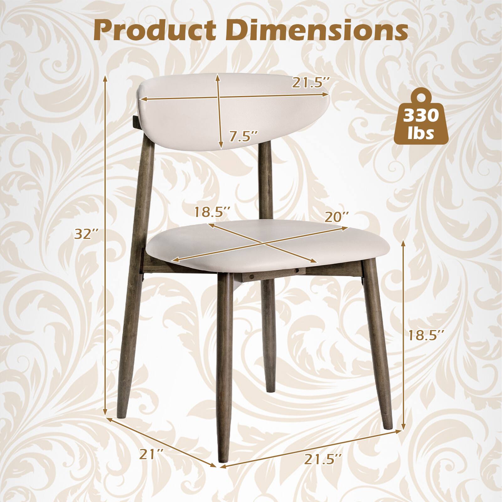 Product Dimensions: 21.5" x 7.5" x 330 lbs x 32" x 18.5" x 20" x 18.5" x 21" x 21.5"
