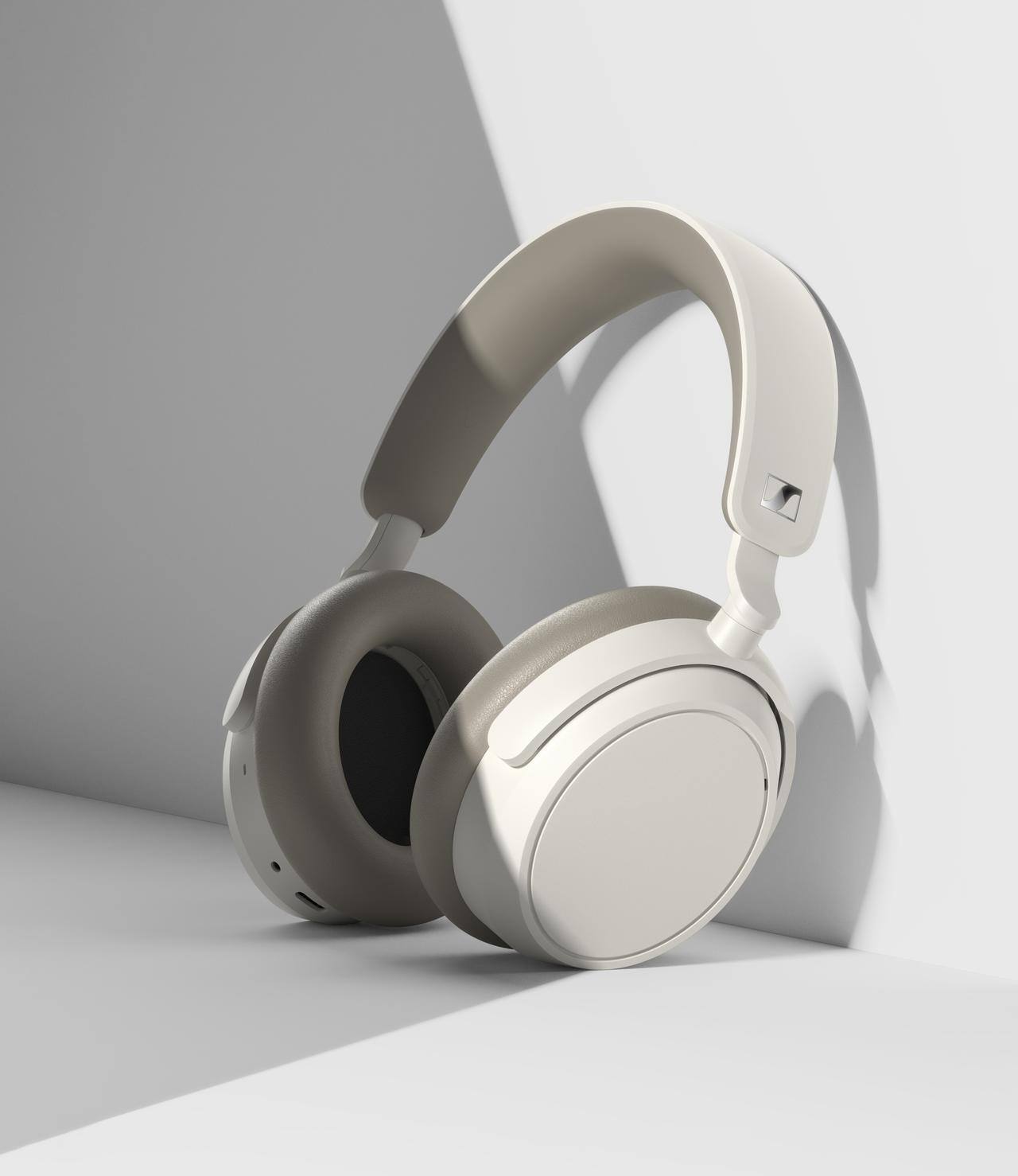 Alt View 4. Sennheiser - Sennheiser - ACCENTUM Plus Wireless Bluetooth Headphones, Adaptive Hybrid ANC - White - White.