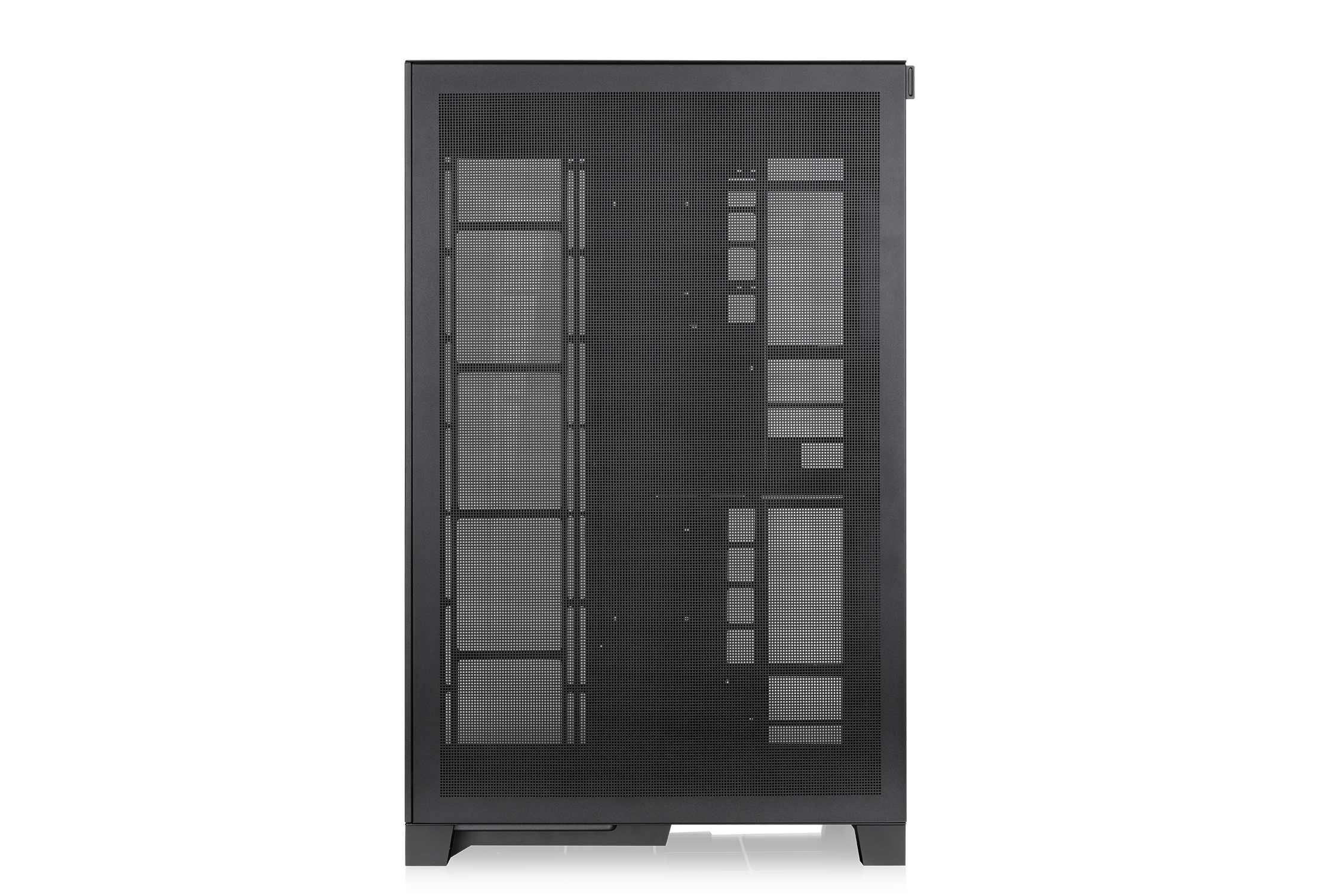 Left. Thermaltake - CAPO X, Dual System Chassis, mATX/mITX, Curved TG - Black.