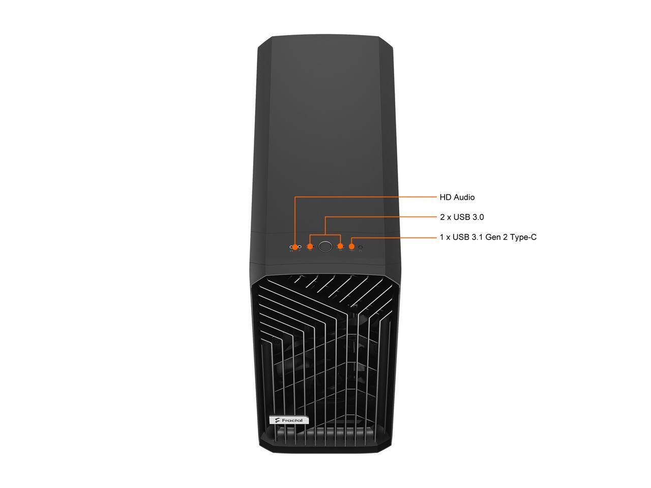 HD Audio  
2 x USB 3.0  
1 x USB 3.1 Gen 2 Type-C  
Fractal
