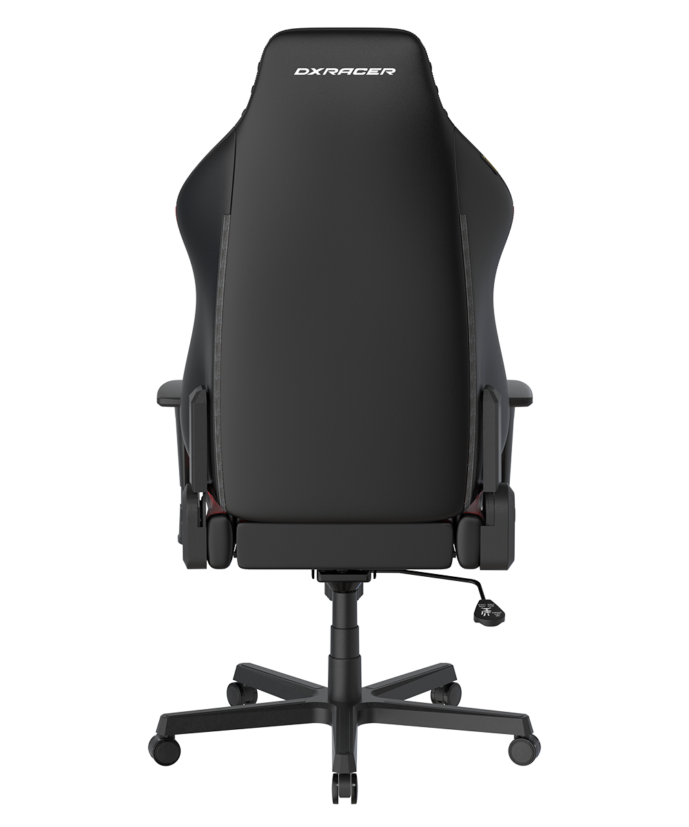 Back. DXRacer - DXRacer Drifting Series Gaming Chair – Black & Red, Ergonomic Racing-Style with 3D Armrests & Reclining Backrest - Black and Red.