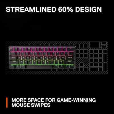 SteelSeries Apex Pro Mini 60% V2 Wireless Mechanical OmniPoint SteelSeries Apex Pro Mini 60% V2 Wireless Mechanical OmniPoint