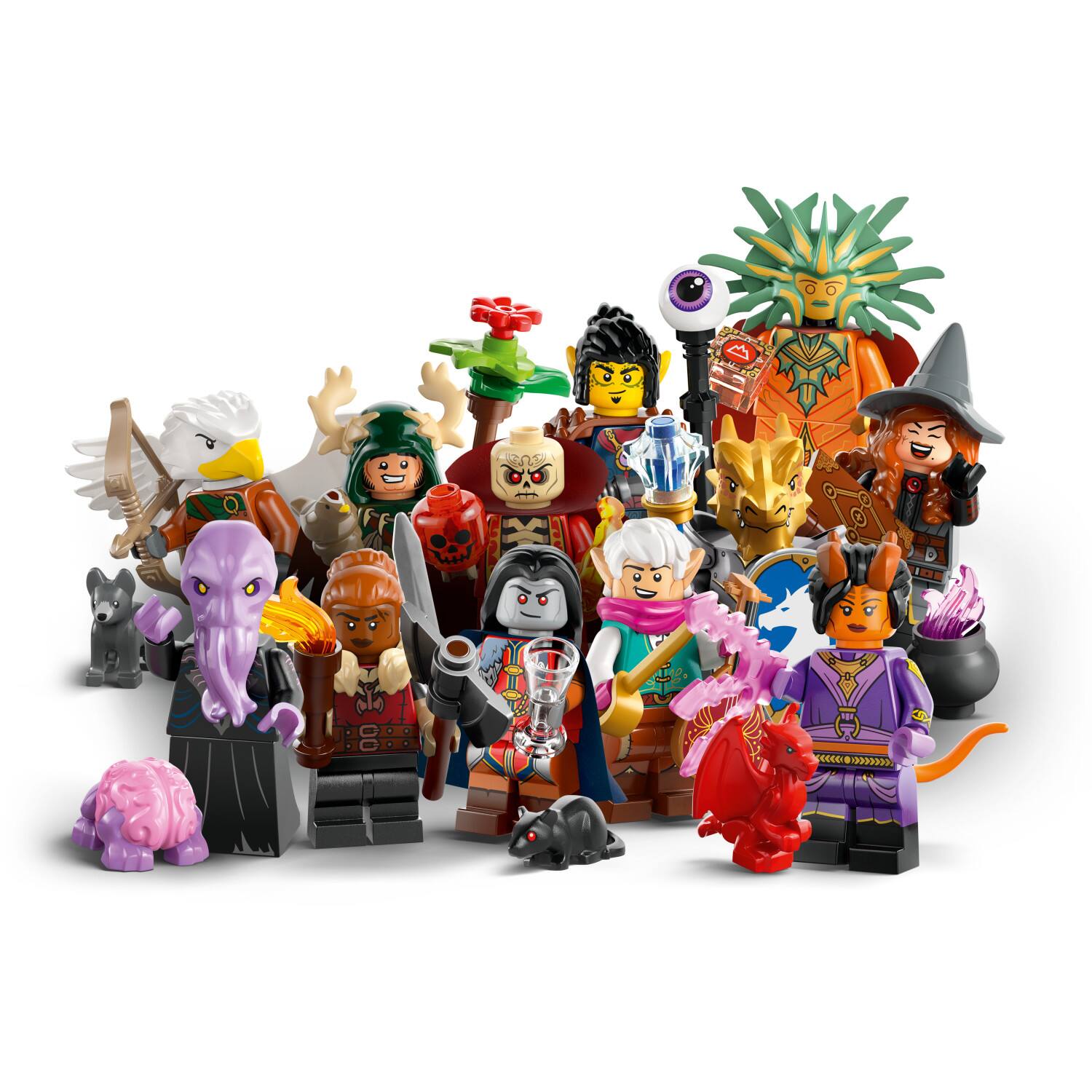 Angle. LEGO - Minifigures Dungeons & Dragons Collectible Kids Toy Pack 71047.