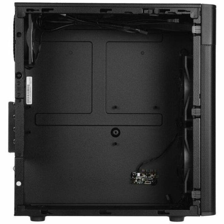 Alt View 7. In Win - In Win CT Series 17.1L Small Form Factor Micro-ATX Mini Tower Chassis - Small Tower - Black - Tempered Glass, Mesh - 1 x - Black.