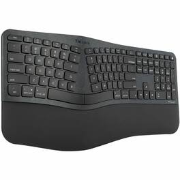 Targus - Sustainable Ergonomic EcoSmart Keyboard - Wireless Connectivity - Bluetooth - Full-size - 5 - 104 Key(s) - Macaron