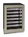 Angle. U-Line - 24"W. 2.8 Cu.Ft. Built-In Wine Refrigerator-Panel Ready Frame w. Glass - Panel Ready.