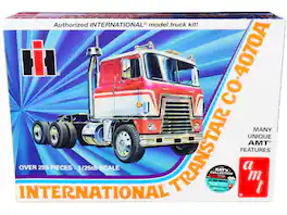 Skill 3 Model Kit International Transtar CO-4070A Truck Tractor 1/25 Scale Model by AMT - Multi