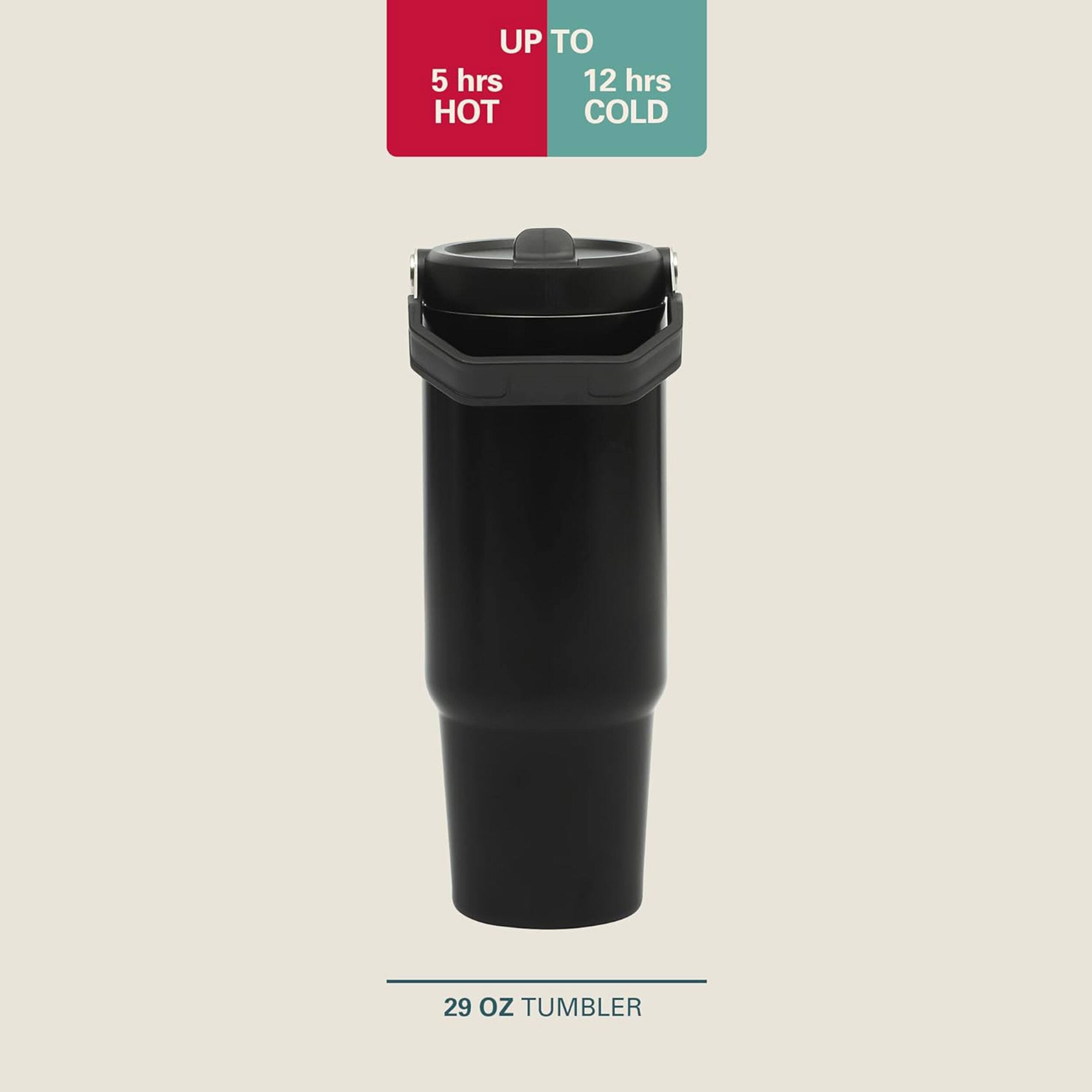 UP TO 5 hrs HOT  
12 hrs COLD  
29 OZ TUMBLER
