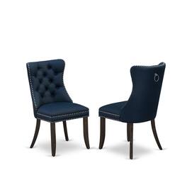 East West Furniture - Parsons Dining Chairs - Brown