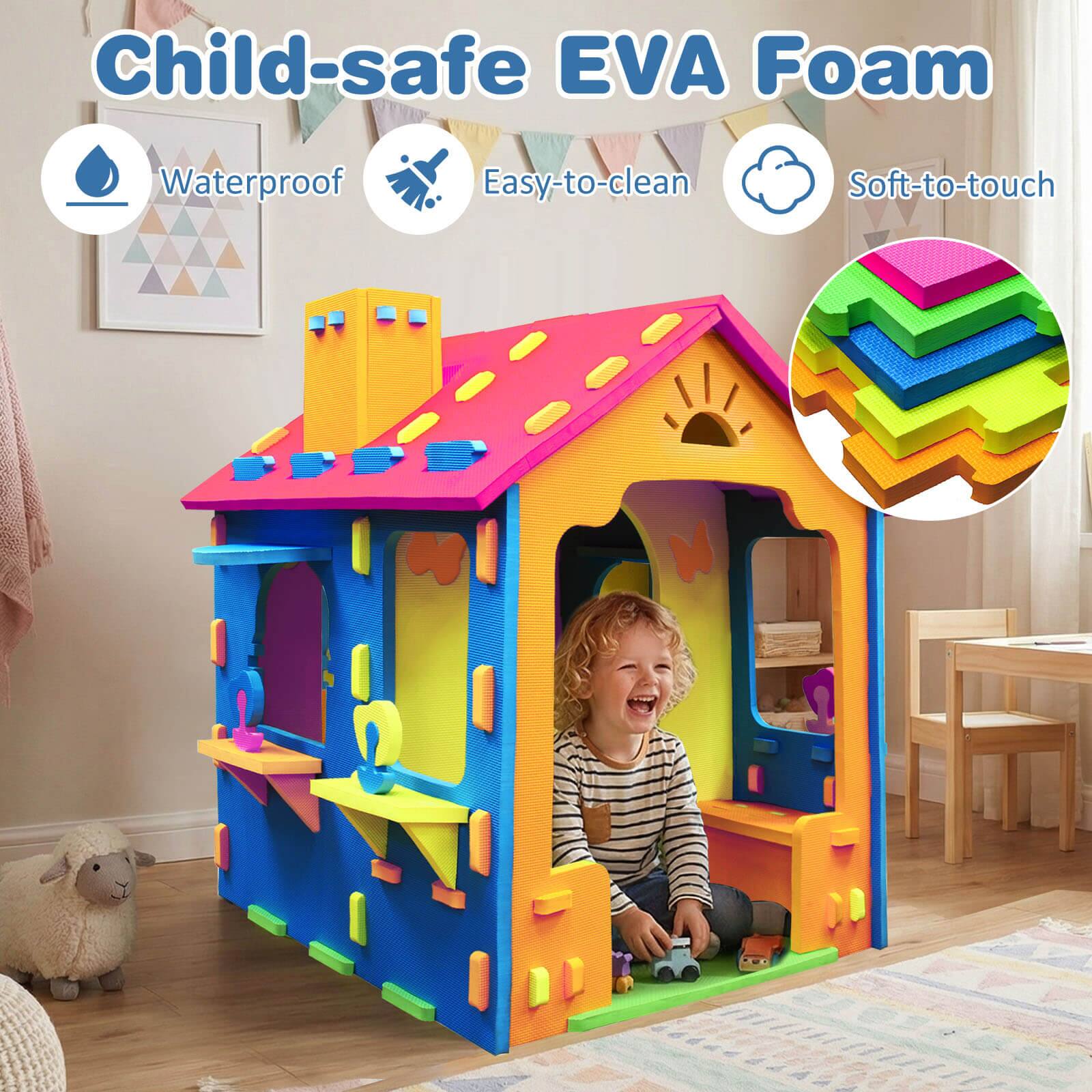 Child-safe EVA Foam  
Waterproof  
Easy-to-clean  
Soft-to-touch