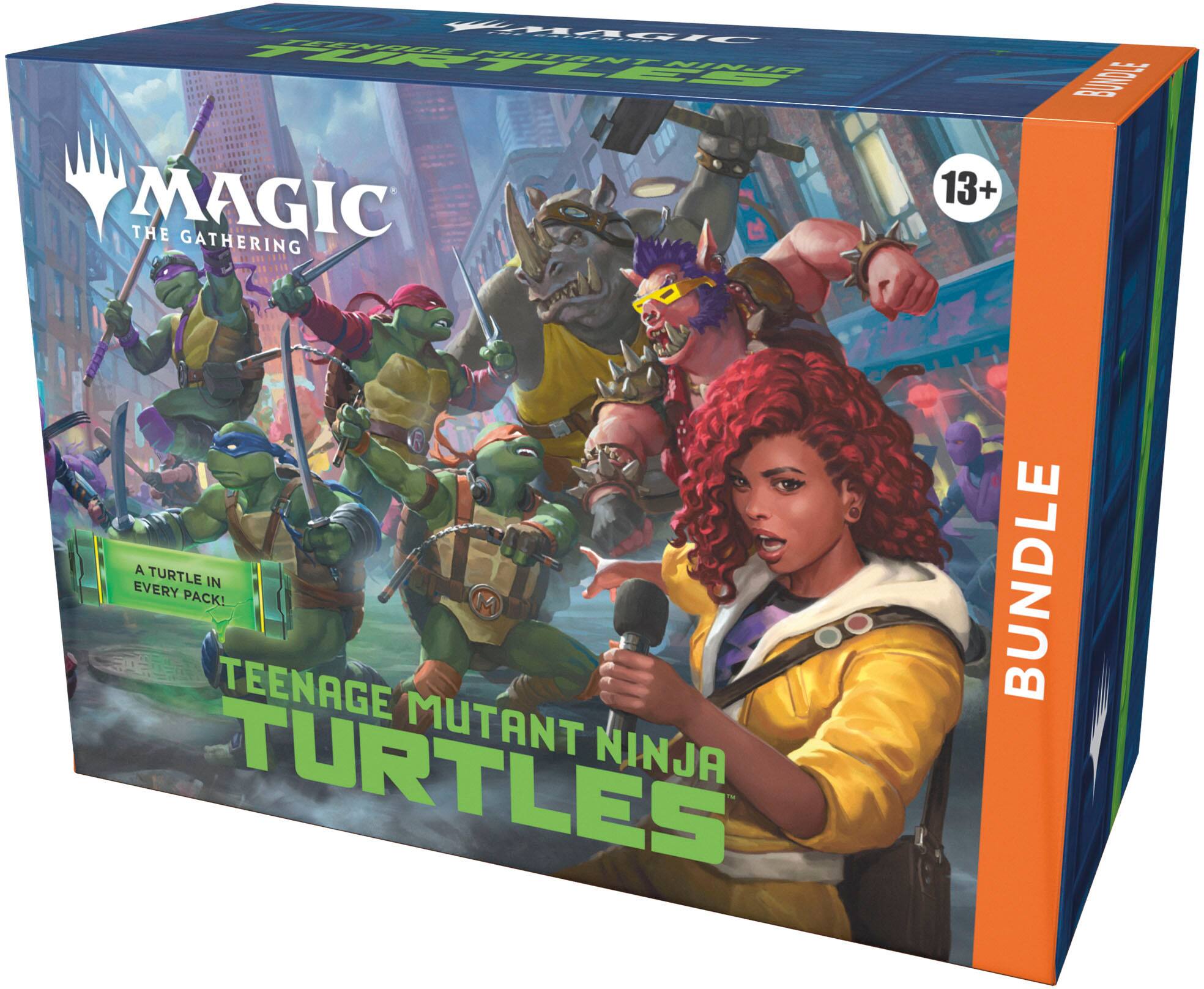 MAGIC THE GATHERING
13+
A TURTLE IN EVERY PACK!
TEENAGE MUTANT NINJA TURTLES
BUNDLE