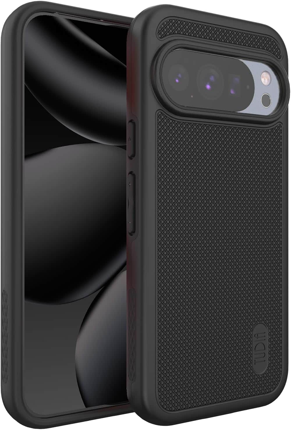 TUDIA - MergeGrip for Google Pixel 10 Case/ Pixel 10 Pro Cases 2025 Military Grade Cover - Black