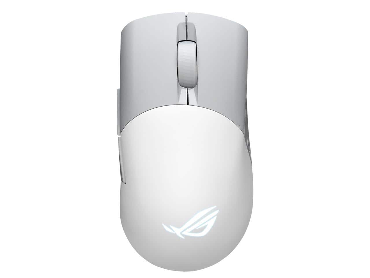 ASUS - ROG Keris Wireless Mouse, Tri-mode, 36000 DPI, 5 Buttons, SpeedNova - Wireless - White