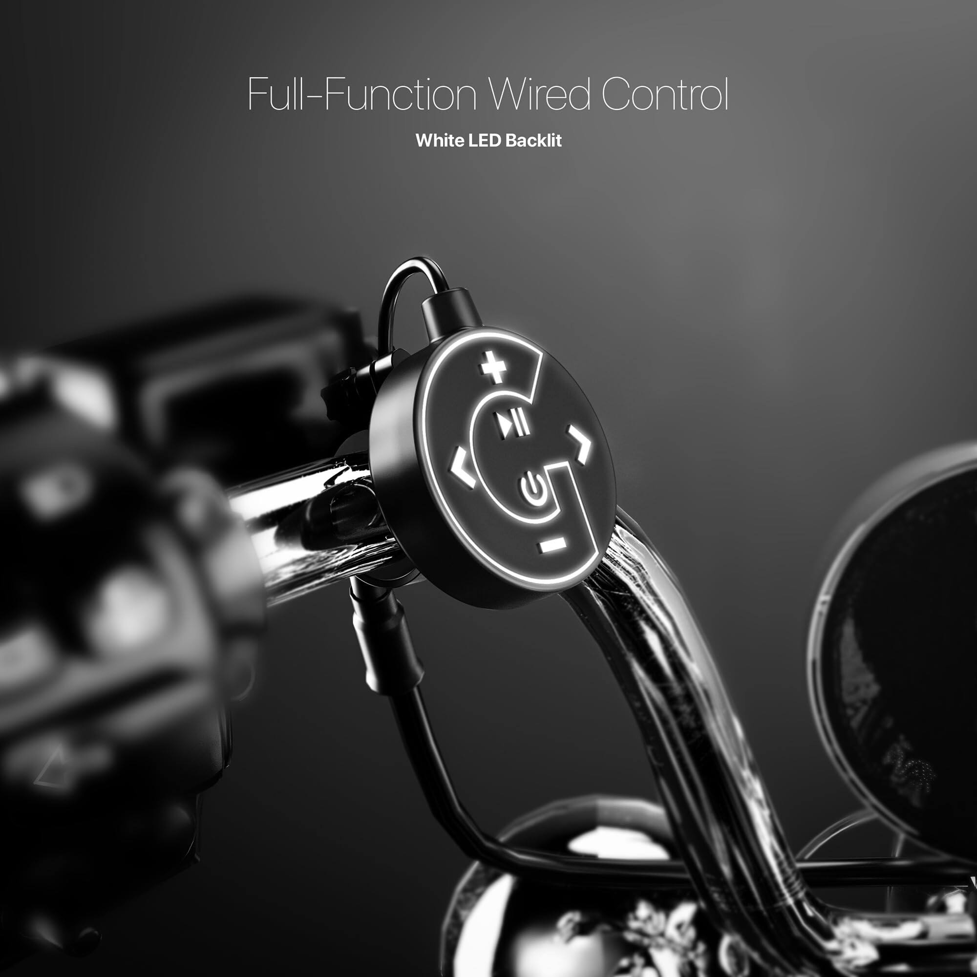 Full-Function Wired Control  
White LED Backlit