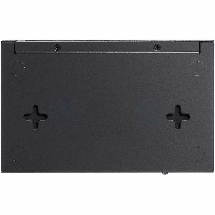 Alt View 2. TP-Link - Omada Omada 6-Port Gigabit Easy Managed Switch with 4-Port PoE+ - 6 Ports - Manageable - Gigabit Ethernet - Black.