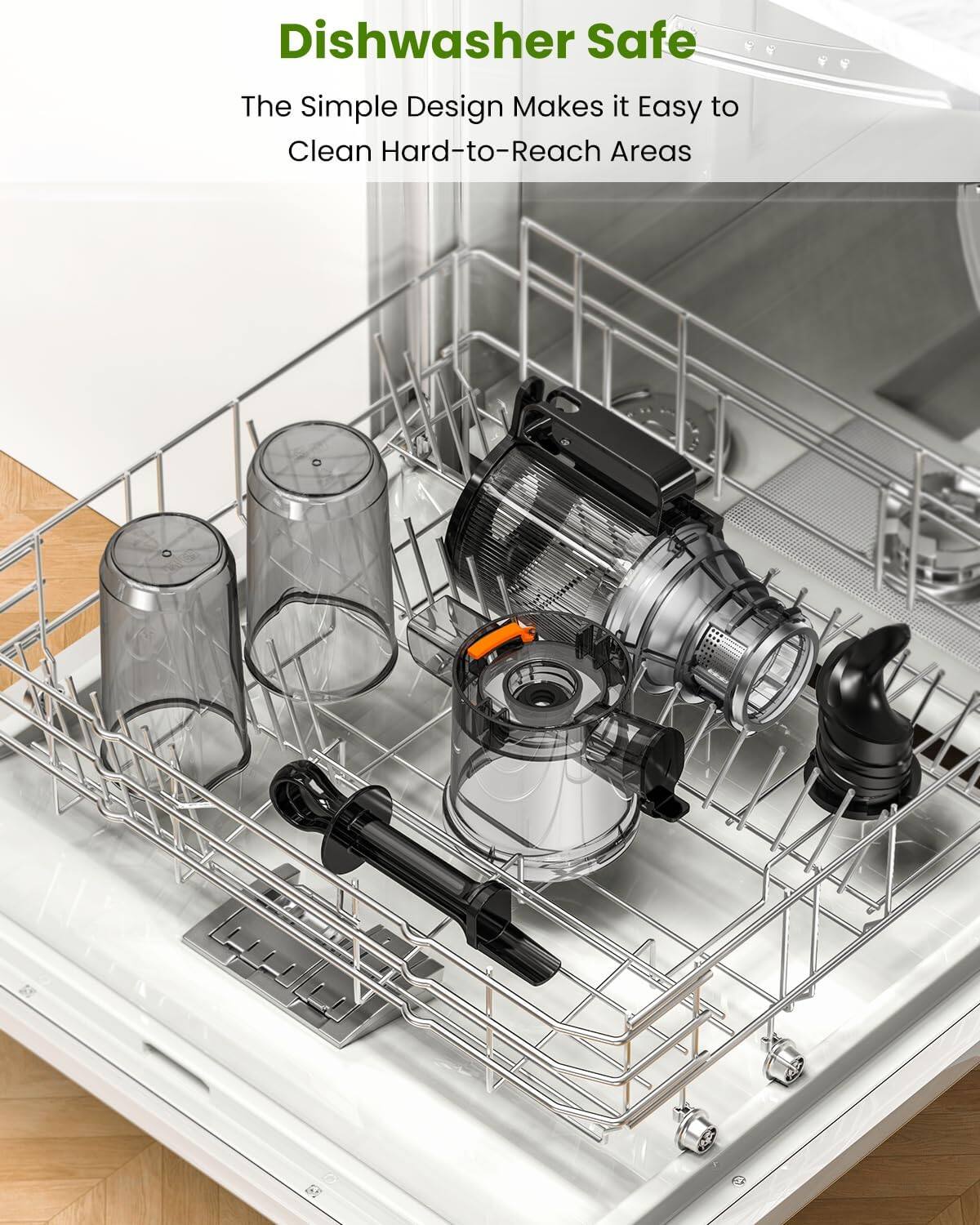 Dishwasher Safe

The Simple Design Makes it Easy to Clean Hard-to-Reach Areas