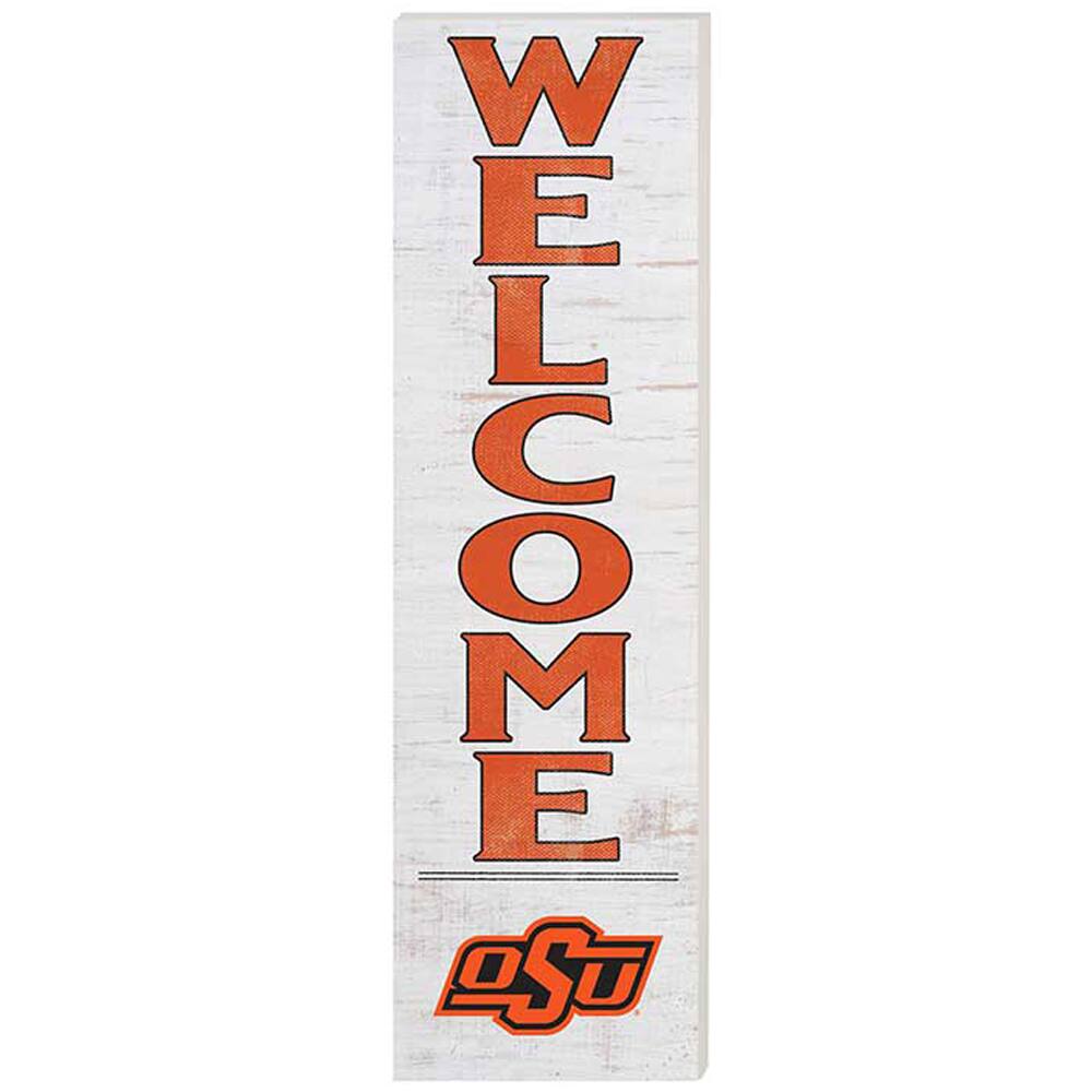 Oklahoma State Cowboys 10'' x 35'' Indoor/Outdoor Welcome Sign