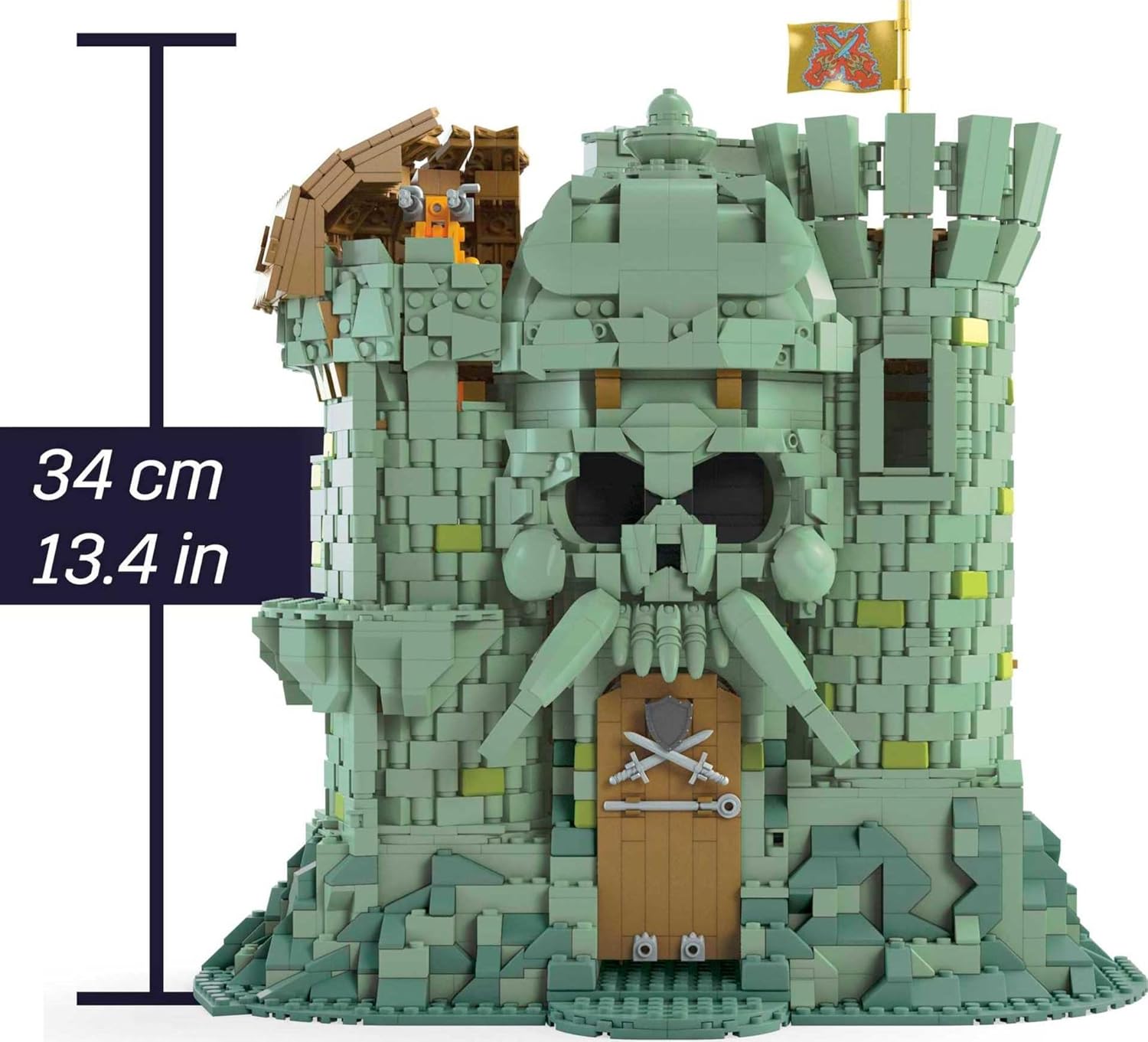 Alt View 1. Mattel - Mega Construx Masters of the Universe Castle Grayskull Building Set.