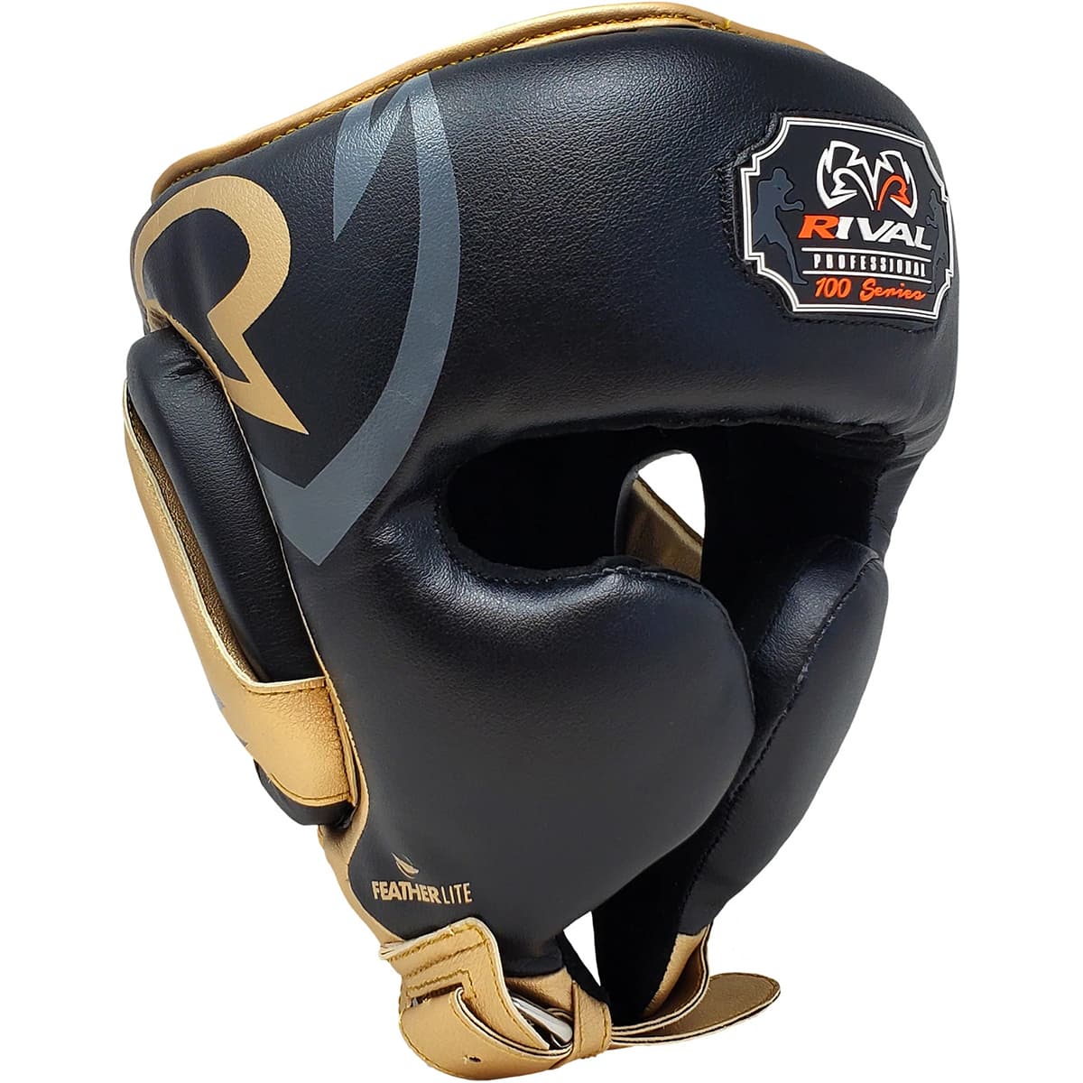 RIVAL - Boxing RHG100 Professional Headgear - XL - Black/Gold