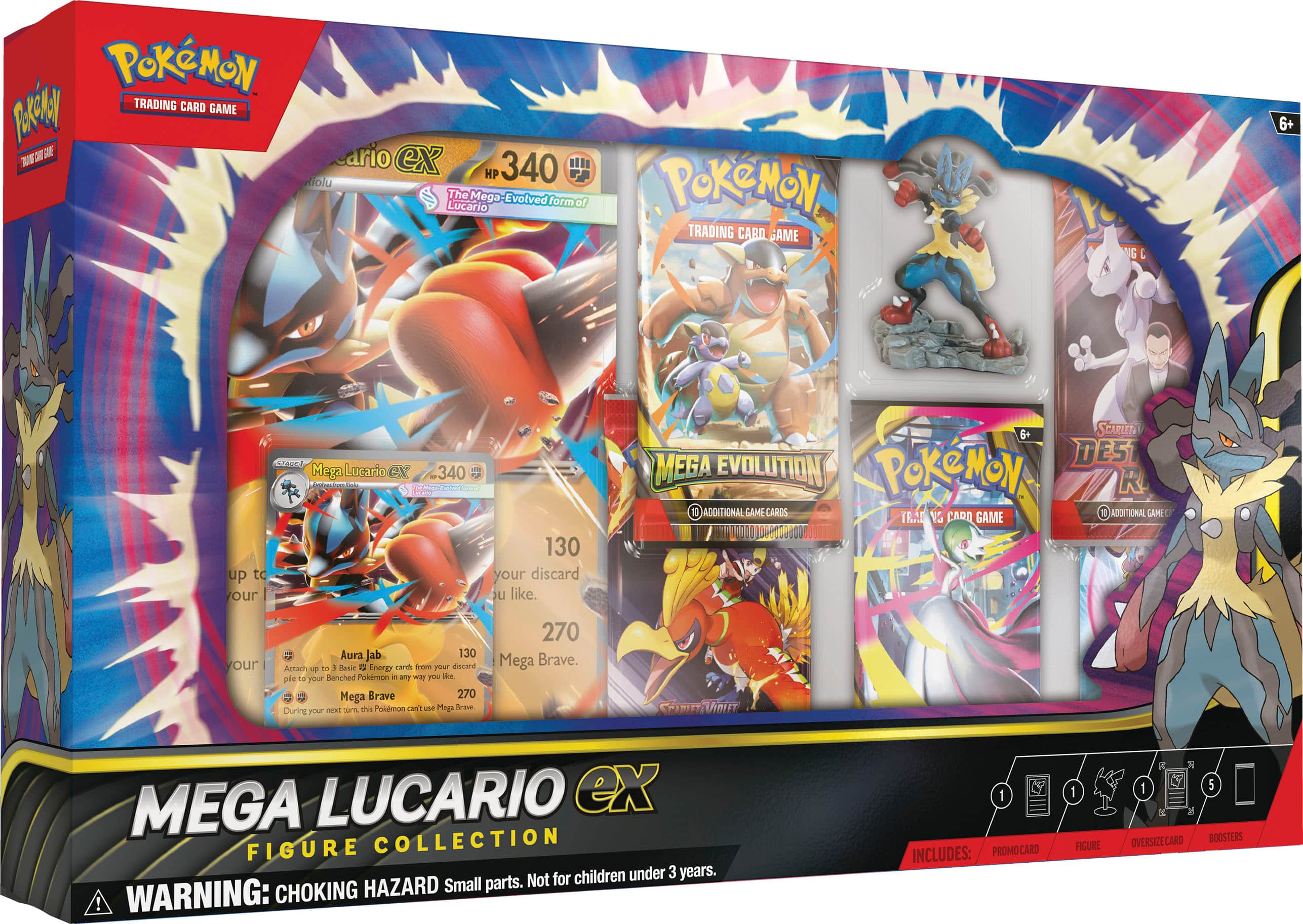 Pokémon - Trading Card Game: Mega Lucario ex Figure Collection - Front_Zoom