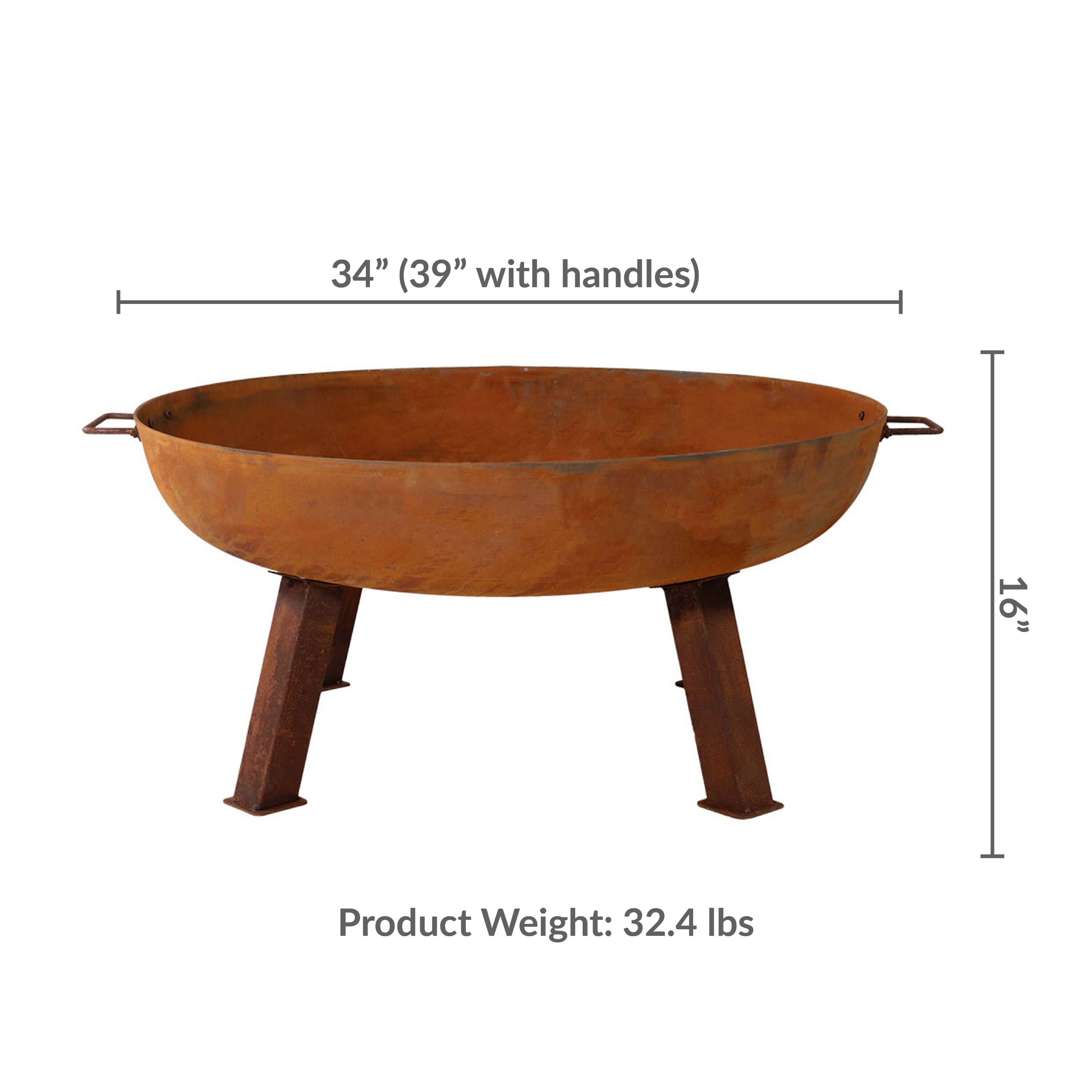 34" (39" with handles)  
16"  
Product Weight: 32.4 lbs