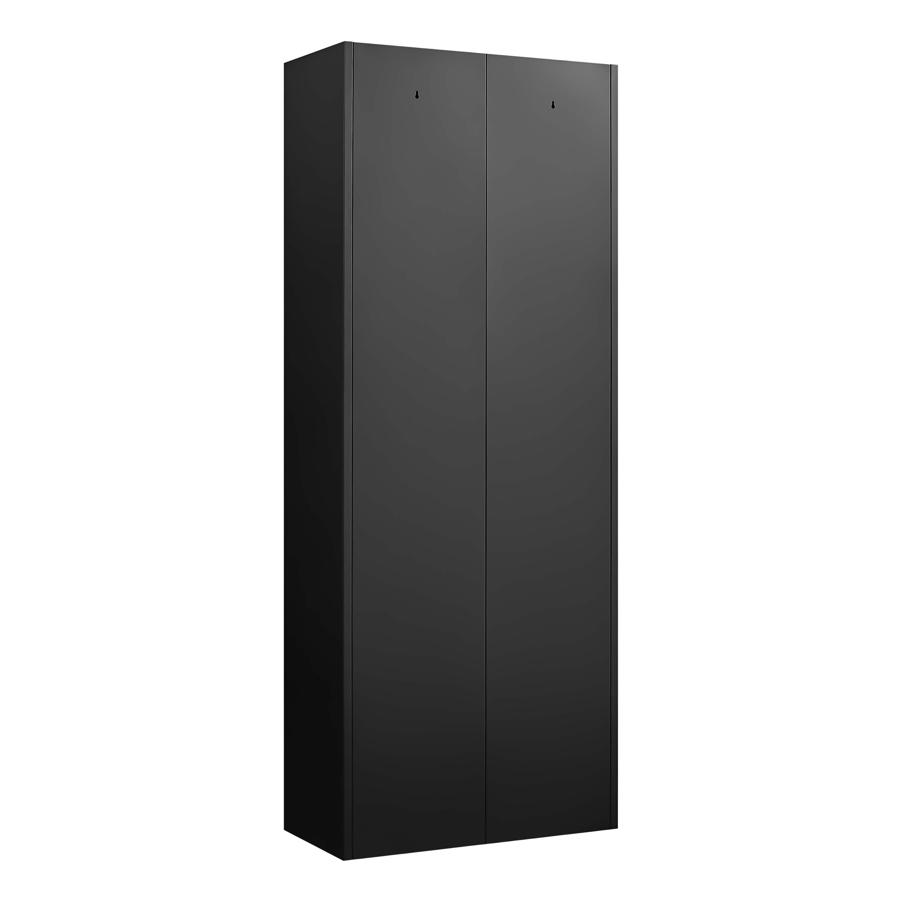 Alt View 6. GOODSILO - Adjustable Two-Door Tall Steel Storage Cabinet with Adjustable Shelves for Kitchen Pantry and Home Organization - Black.