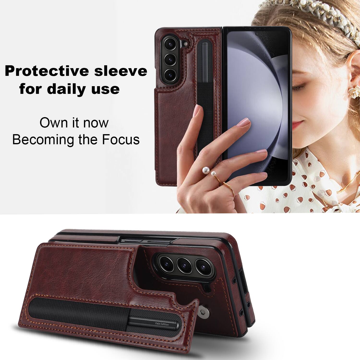 Protective sleeve for daily use  
Own it now  
Becoming the Focus