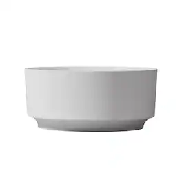 Loheer - 49 Inch Freestanding Soaking Tub Solid Surface Deep Soak Bathtub - Matte White