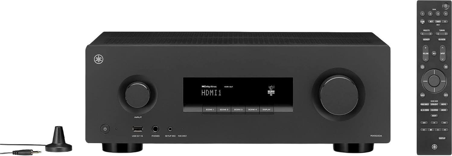 SCENE  
NET  
TUNER  
WJ  
PRESETS  
TUNING  
MINIORY  
FALMODE  
VOLUME  
((  
INFUT  
MDoby Atmos HOME-OUT HDMI1  
NBO 0380 0  
BACK  
MR  
xx VIII  
PLALORED STRAIGHT  
MOVE  
SCENE  
SCENE 2  
SCINE  
SCINE  
DISPLAY  
OR POWDERD MUSC  
INPUT  
TO#  
H  
c  
1  
I  
-  
USB 5V=1A  
PHONES  
SETUP MC RE DRECT  
RX500A  
OSPLAY