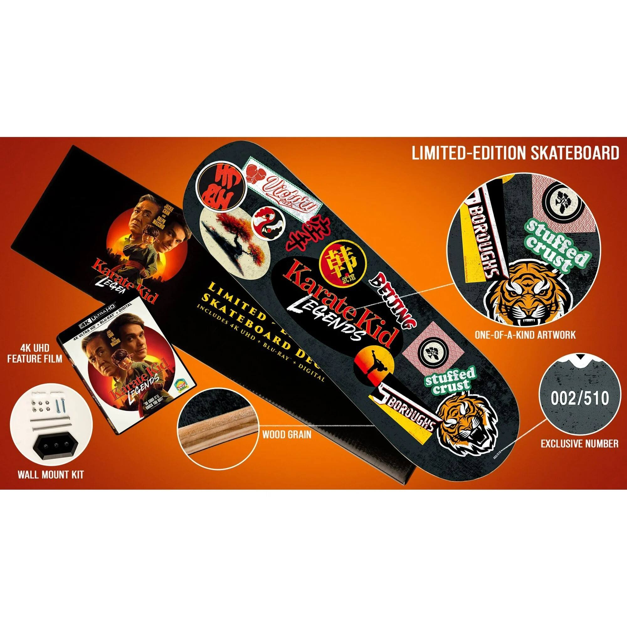 Alt View 1. Karate Kid: Legends (Collector's Limited Edition Skateboard) (4K + Digital).