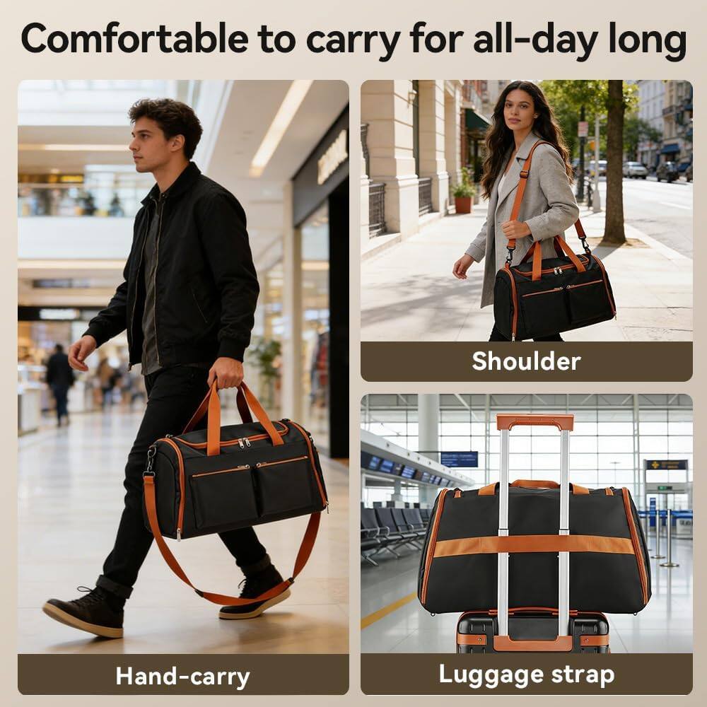 Comfortable to carry for all-day long

Shoulder

Hand-carry

Luggage strap