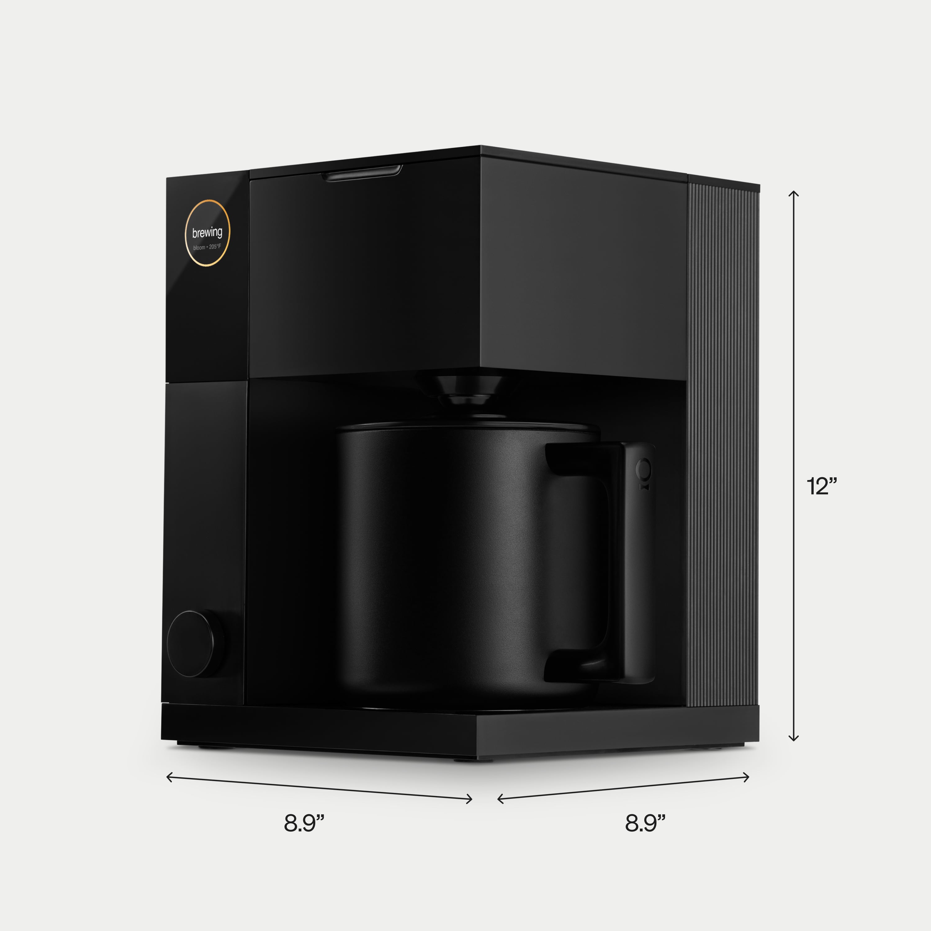 brewing  
12"  
8.9"  
8.9"