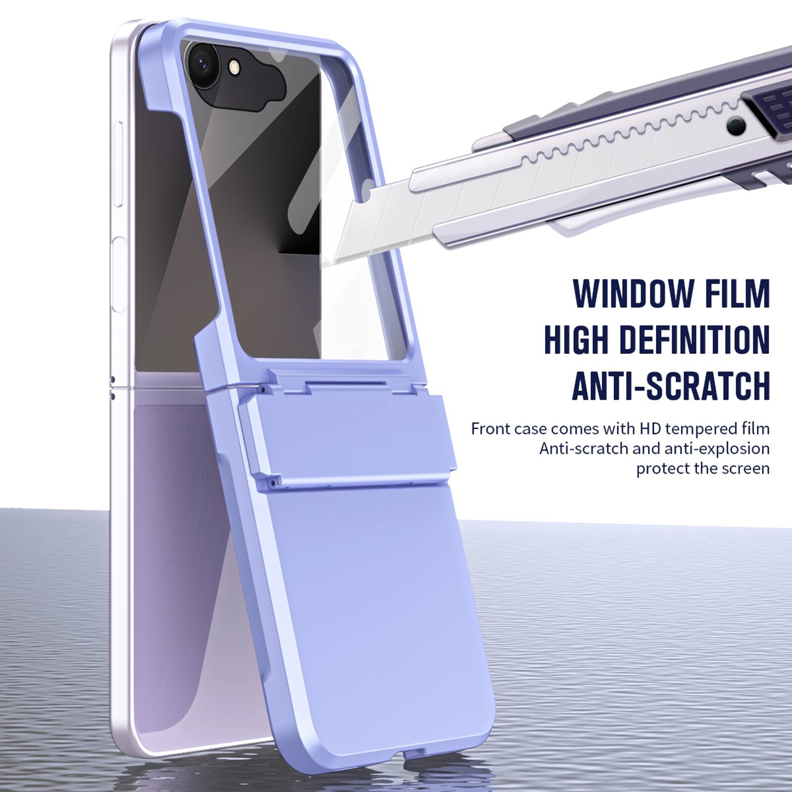 WINDOW FILM HIGH DEFINITION ANTI-SCRATCH

Front case comes with HD tempered film Anti-scratch and anti-explosion protect the screen