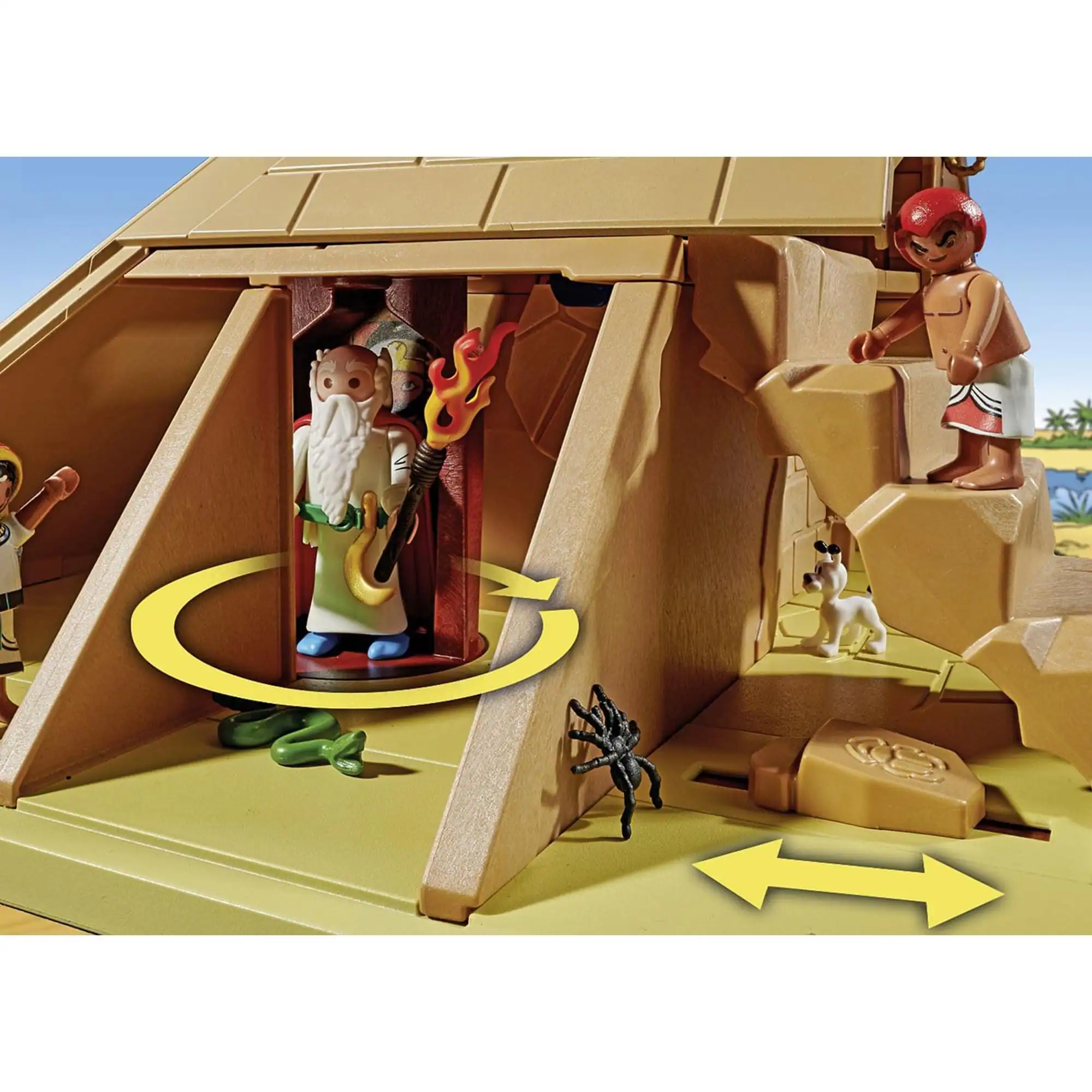 Alt View 3. Playmobil - Playmobil Asterix: Pyramid Of The Pharaoh 93 Piece Building Set - Multi-Colored.