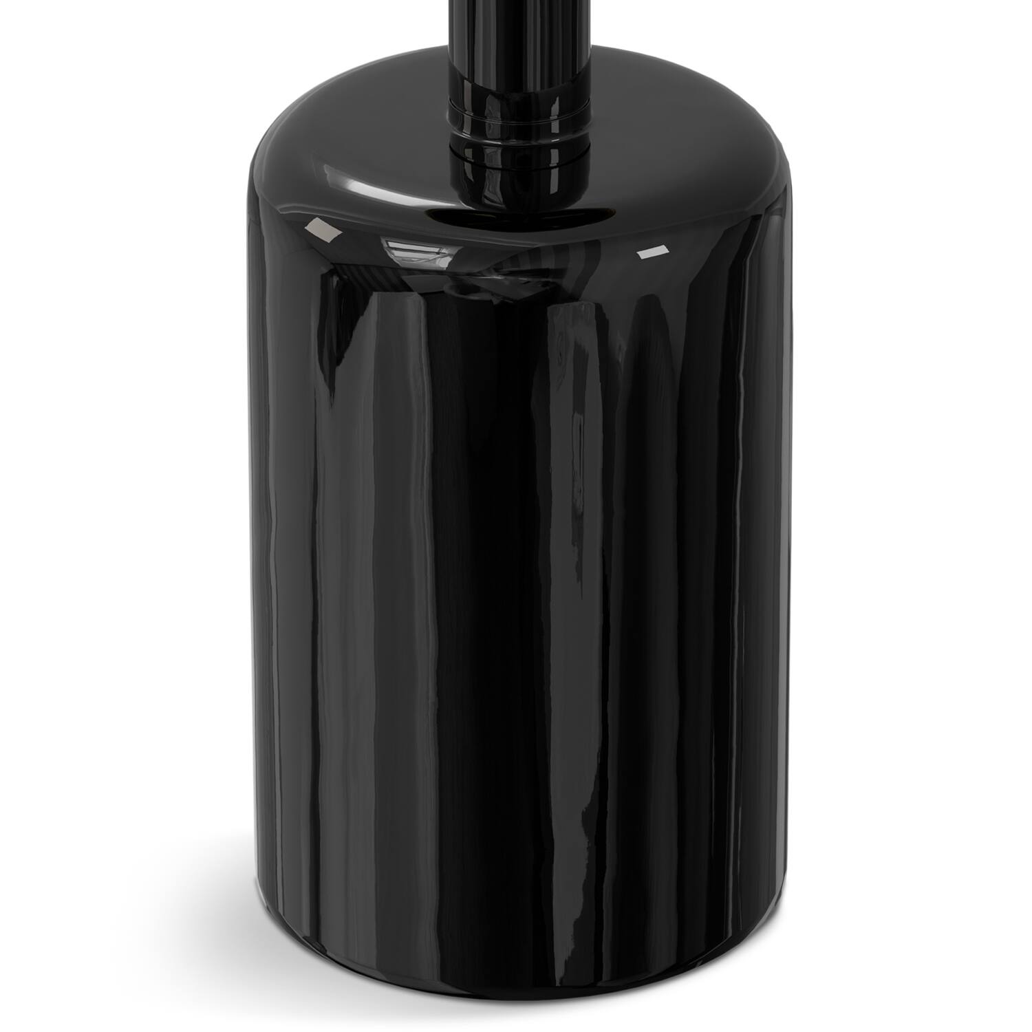 Alt View 2. Simpli Home - Frannie Modern Contemporary 10 inch Wide Metal Side Table in Gold / Black - Gold / Black.