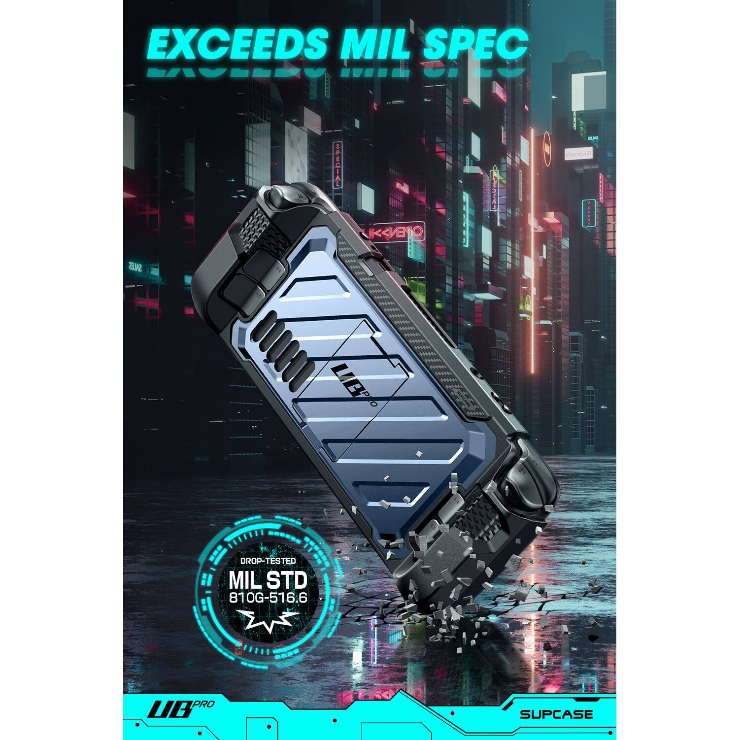EXCEEDS MIL SPEC  
DROP-TESTED  
MIL STD 810G-516.6  
SUPCASE