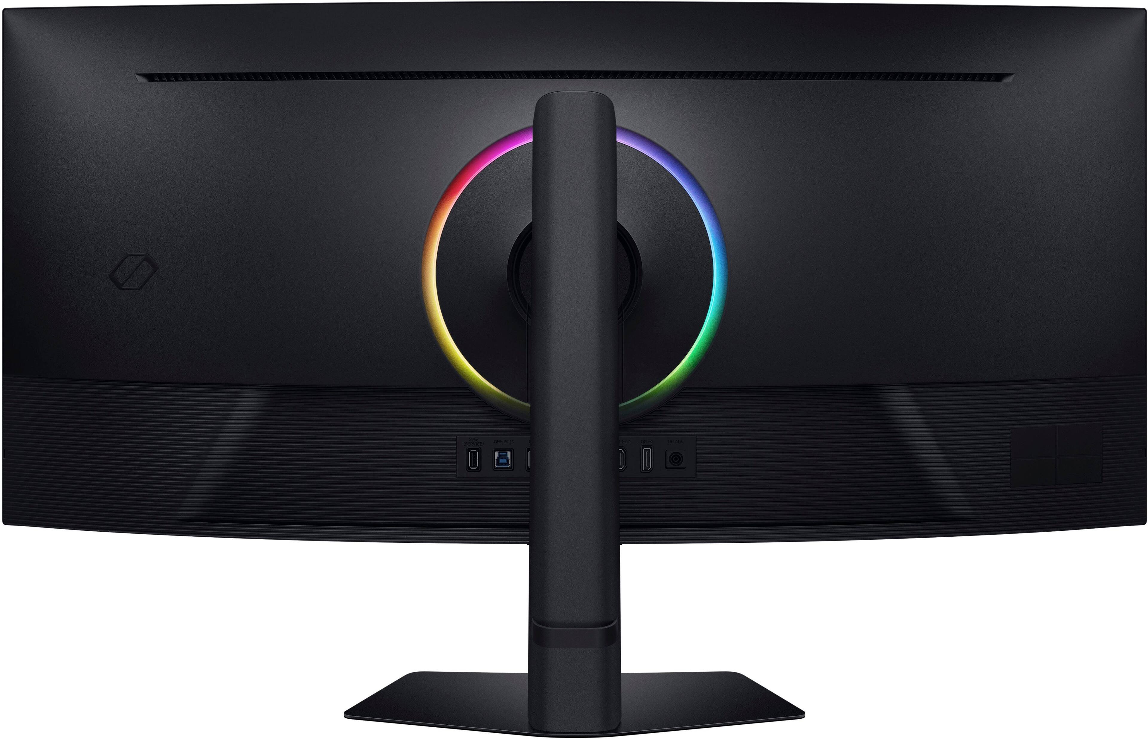 Alt View 19. Samsung - 40" Odyssey G75F WUHD 180Hz 1ms AMD FreeSync Prem Pro Curved Gaming Monitor with HDR 600 (DisplayPort, HDMI) - Black.