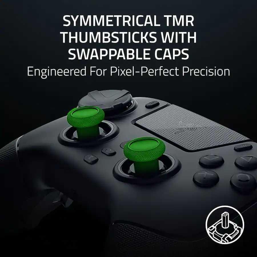Razer Raiju V3 Pro Wireless Gaming Controller with TMR Thumbsticks and ...