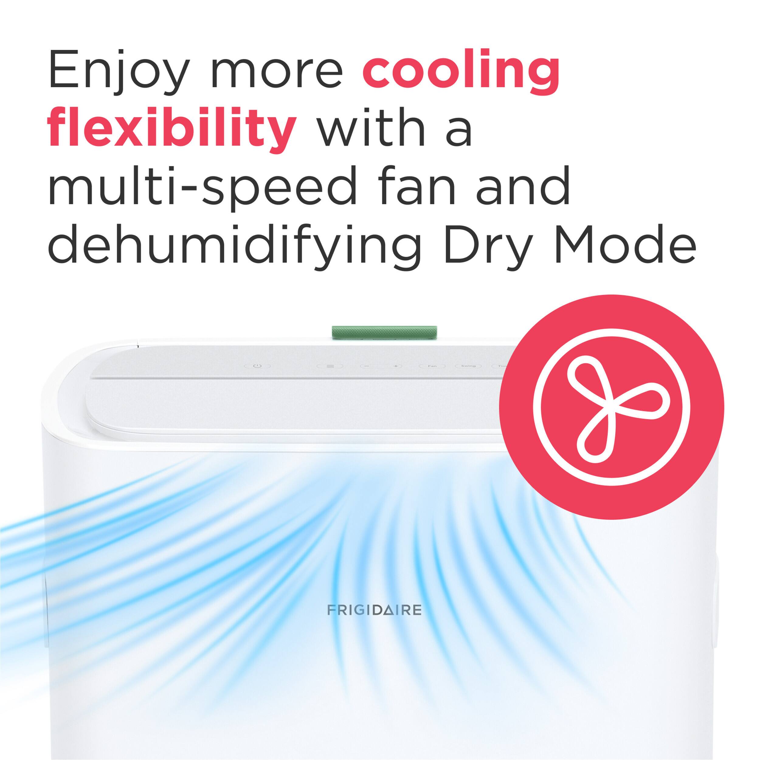 Enjoy more cooling flexibility with a multi-speed fan and dehumidifying Dry Mode

FRIGIDAIRE