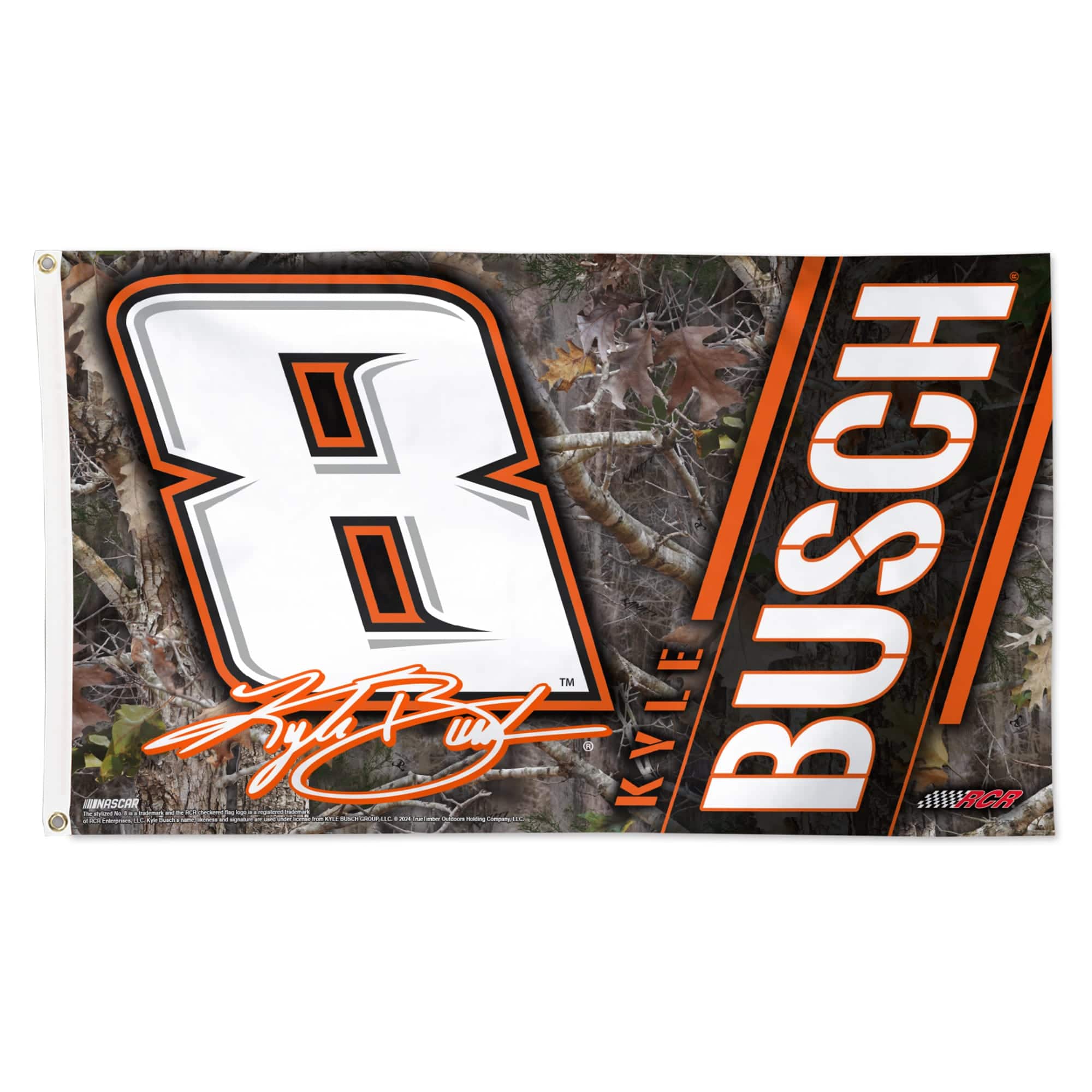 WinCraft - Kyle Busch Camo 3' x 5' One-Sided Deluxe Flag - Multicolor