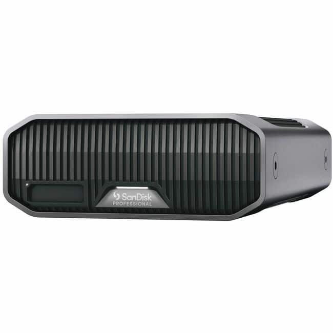 SanDisk Professional - G-DRIVE PROJECT 12 TB Portable Rugged Hard Drive - External - Gray - Camera Device Supported - USB