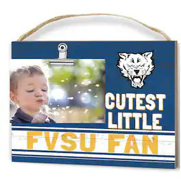 Jardine - Fort Valley State Wildcats 8'' x 10'' Cutest Little Team Logo Clip Photo Frame - Blue